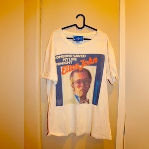 Gucci “Someone Saved my Life Tonight” Vintage Tee Size XL fits like L
